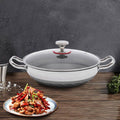 304 Stainless Steel Non-Stick Frying Pan – 28cm Honeycomb Wok