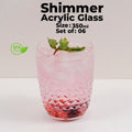 Shimmer Acrylic Glass (6 pcs)