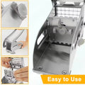 Multifunction Manual French Fries Steel vegetable Cutter Tool Fast Cutting With 2 Blades for Home Kitchen Restaurant