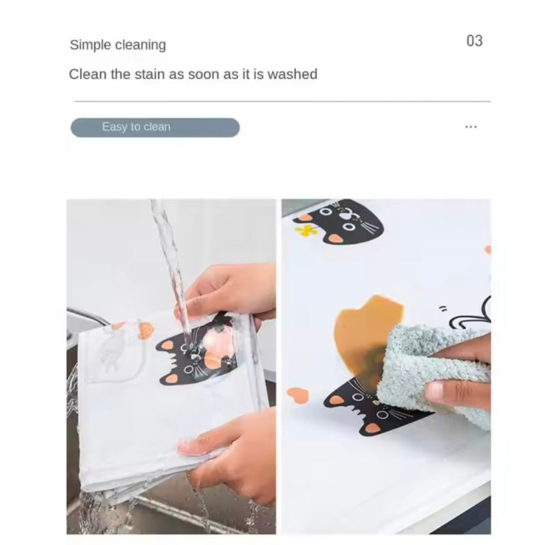 Microwave Oven Dust Cover With Storage Bag Oil- proof Natural Material Breathable Protection Kitchen Supplies Kitchen Accessories