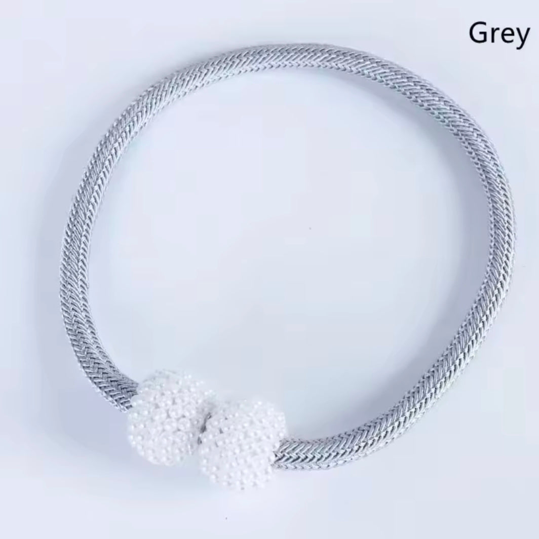 1/2Pcs Pearl Magnetic Curtain Clip Curtain Holders Tie Back Curtain Decor Accessories