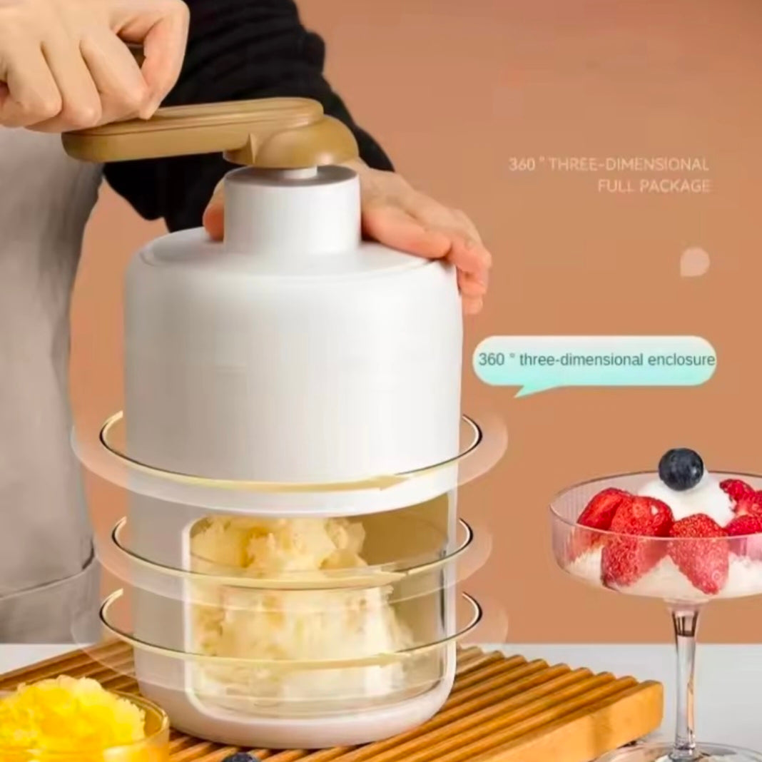 Diy Household Hand-Operated shaved Ice Milk Shake Making Smoothie Machine Kitchen Hand Ice Breaker Mein Mein Ice Shaved Ice