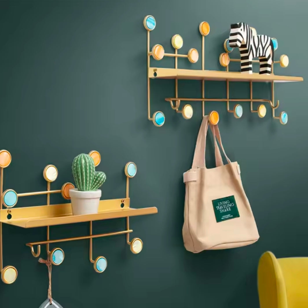 Metal Stainless Hook Hanger Wall Hooks For Clothes Coat Hat Bag Towel Bedroom Living Room Key Holder Rack Nordic Wall Decor