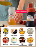 350ml Squeeze Bottles Condiment Bottle With Nozzle ketchup Mayonnaise Squeeze Bottle Honey Dispensar Kitchen Supplies