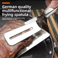 Stainless Steel Fish and Meat Tongs Multi-Functional for Grilling Frying Pancakes and Bread With Non-Sip Hand