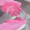 Silicone gloves 1 Pair Dishwashing Cleaning