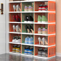 Multi Layer Simple Family Narrow Shoe RackMultielement Open Shoe Storage Rack a Living Room Space Saving Strong Storage Rack