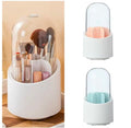 Rotating Makeup Brush Storage Box portable Multifunction Dust Proof Desktop Organizer Lipstick Shadow Cosmetic Holder