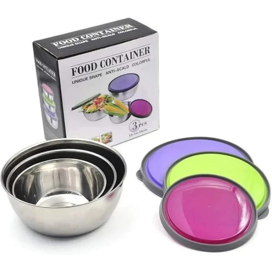 3 Pcs Food Container Set β Airtight, Leak Proof & Durable