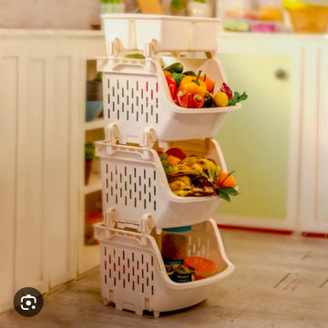 Kitchen Multi-Purpose Rack 3 Tier with Box