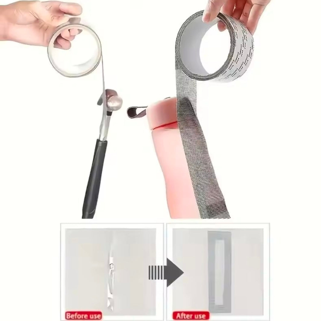 Waterproof Window Screen Repair Tape Self-Adhesive Home Decor Net Patch Anti-Insect Mosquito Mesh Broken Holes Repair Stickers