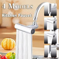1 Piece 4 in 1 Kitchen Sink Faucet with Universal Swivel Shower Head, Splash Proof 360 Degree Rotation