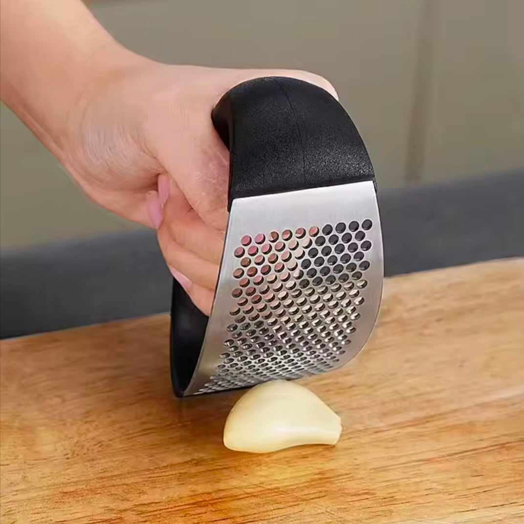 Stainless Steel Garlic Press Crusher Chopping Garlic Tool Garlic Ginger Masher Tools Manual Garlic Mincer Kitchen Accessories