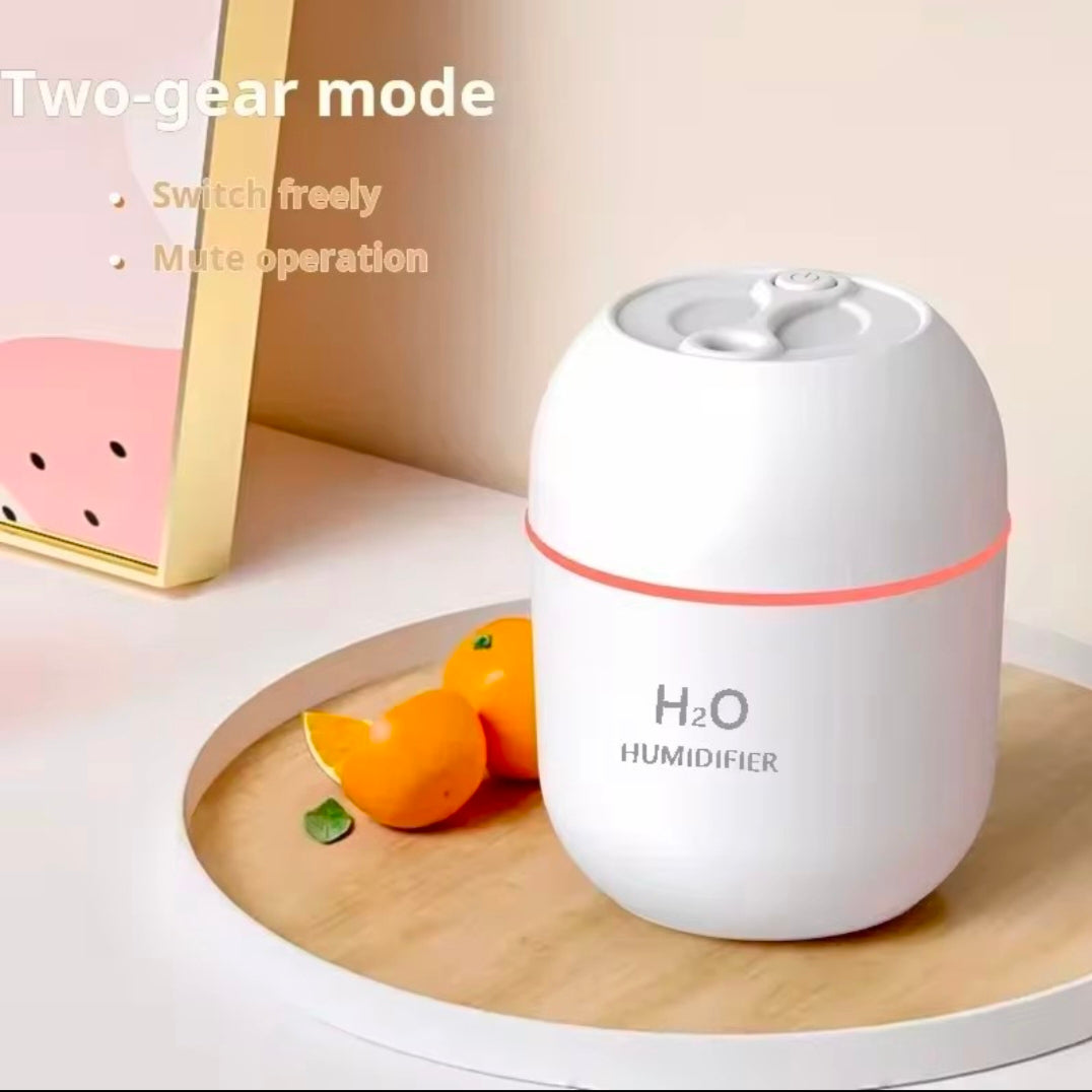 Mini USB Portable Air Humidifier with Colorful Atmosphere Light New Model Cross-Border Popular Small Air Humidifier for Office