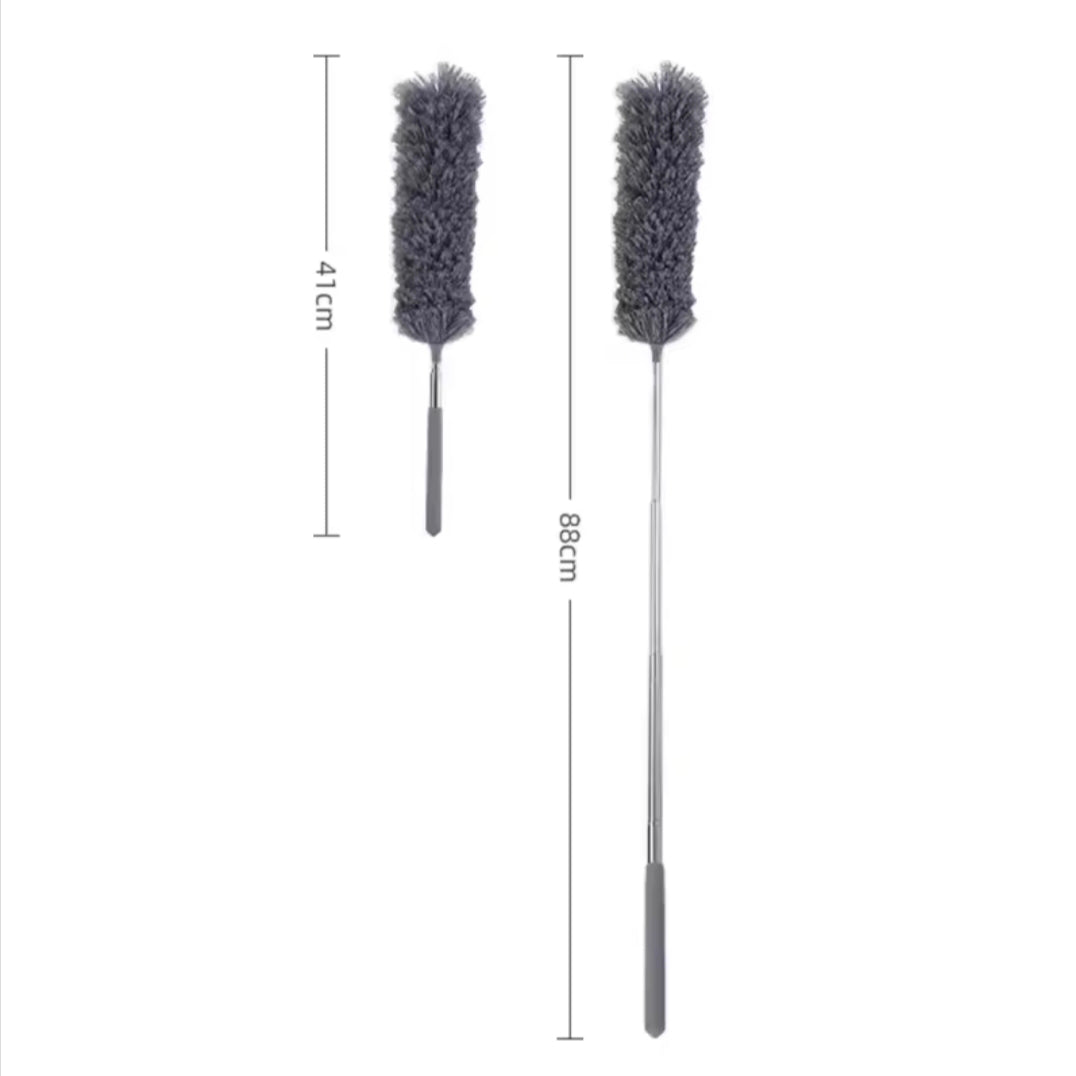 Multifunctional Retractable duster With Bendable Head-Reusable and Washable for High Ceilings Furniture and Car Cleaning