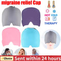 Relief Headgear Migraine Relief Cap Gel Ice Cap Cold Compress Therapy Cap Ice Head Wrap Pack Eye Mask For Pressure Relieve Pain
