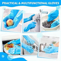 Silicone gloves 1 Pair Dishwashing Cleaning