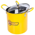 3L Mini Fryer Pot Stainless Steel Japanese Frying Pot With Oil Filter Rack Lip for Home Kitchen Fryer Pot Frying Pan