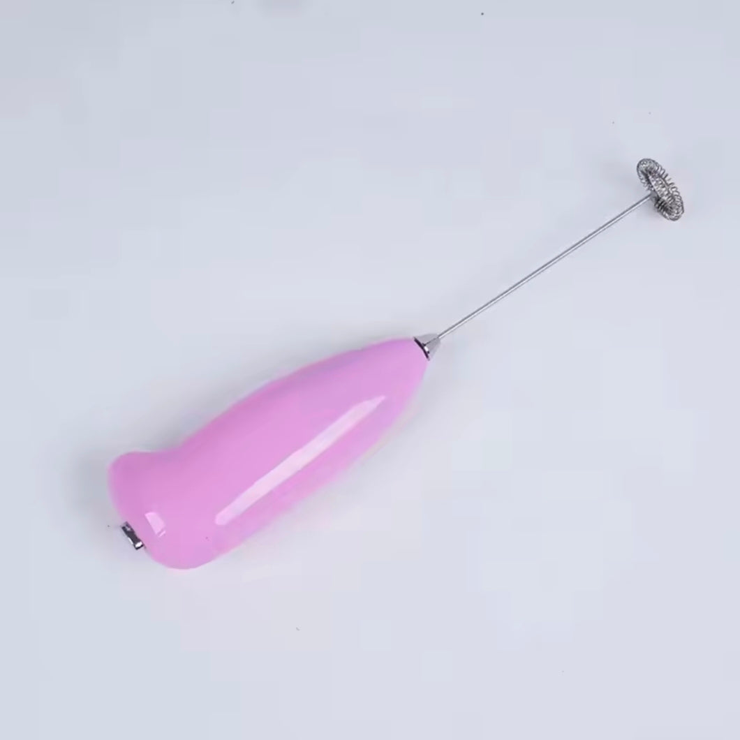 Wireless Handheld Electric Stainless Steel Mixer Milk Tea Coffee Frother Kitchen Small Appliance Home Use Egg Beater