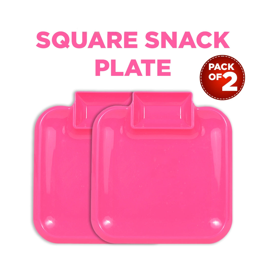 Square Snack Plate (Pack of 2)