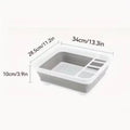 Foldable Drying Rack Drainer Dinnerware Basket Organizer Collapsible Kitchen Storage Counter Silicone Sink Dish Drying Rack