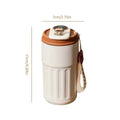 Stainless Steel Insulated Cup Display Temperature Coffee Cup Intelligent Car Mounted Water Cup Gift Drinking Tool