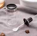 Kitchen Salt Pepper Bottle Glass Seasoning Bottle With Spoon Bush Sugar Salt Dispenser Seasoning Jar Cooking Shaker Container