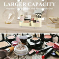Rotating Makeup Organizer – Clear, Adjustable, Compact