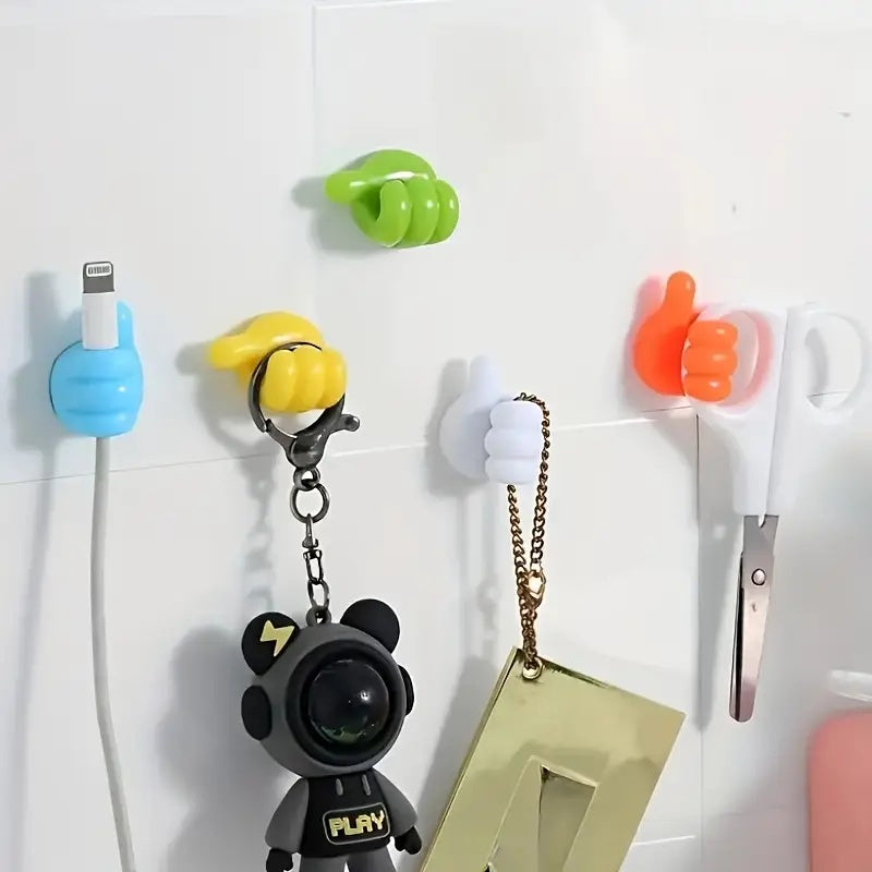 Thumb Hooks Pack of 10 – Heavy Duty Wall Hooks (Big Size)