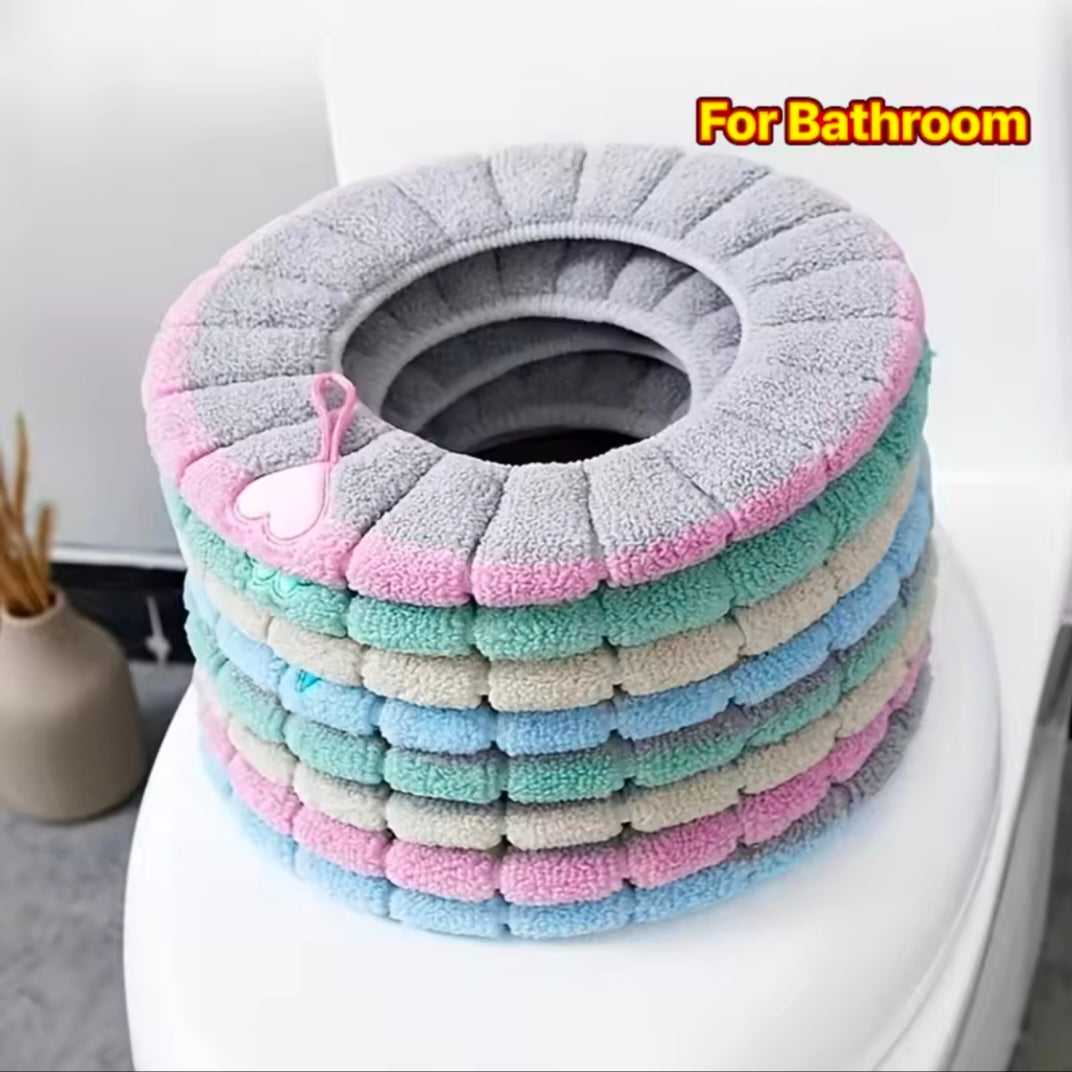 Winter Warmth Toilet Seat Covers - Soft Thick Warm Cushion with Removable & Easy-Clean Design, Portable for Home, Dorms

by The Advancing