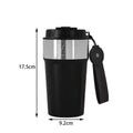 Double-Sided Coffee Cup Portable Outdoor Thickened 316 Stainless Steel Insulated Water Bottle for Women Car-Voyage High Aestheti