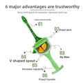 Manual Plastic Juicer Small Home Use Lemon Fruit Juicer Multifunctional Compact Size Hand Operated Juicing Machine