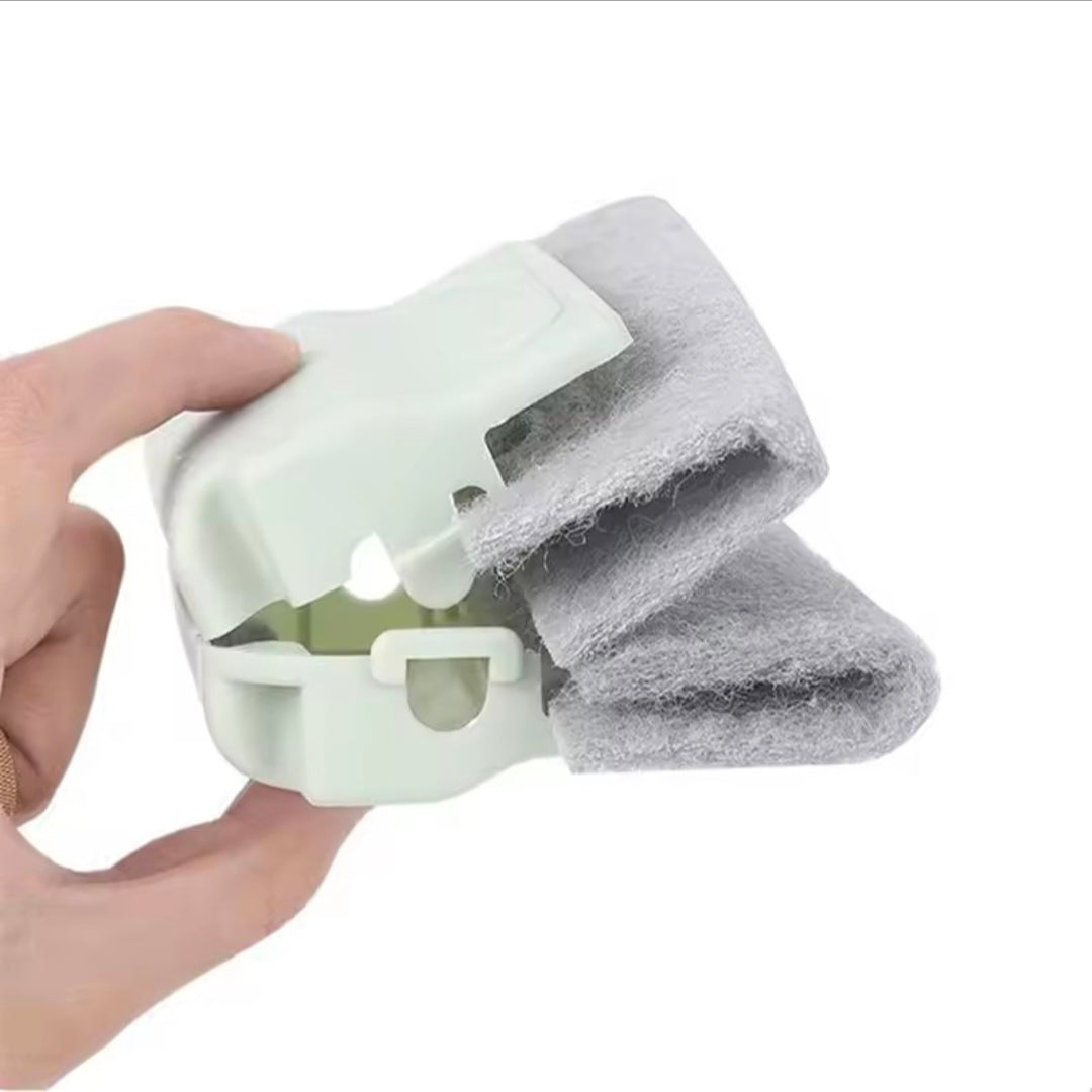 Creative Window Groove Cleaning Cloth Window Cleaning Brush Windows Slot Cleaner Brush Clean Window Slot Clean Tool