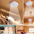 Remote Control Mini Light LED Under Cabinet Light Wireless Remote Control Dimmable Wardrobe Home Bedroom Kitchen  Closet Light