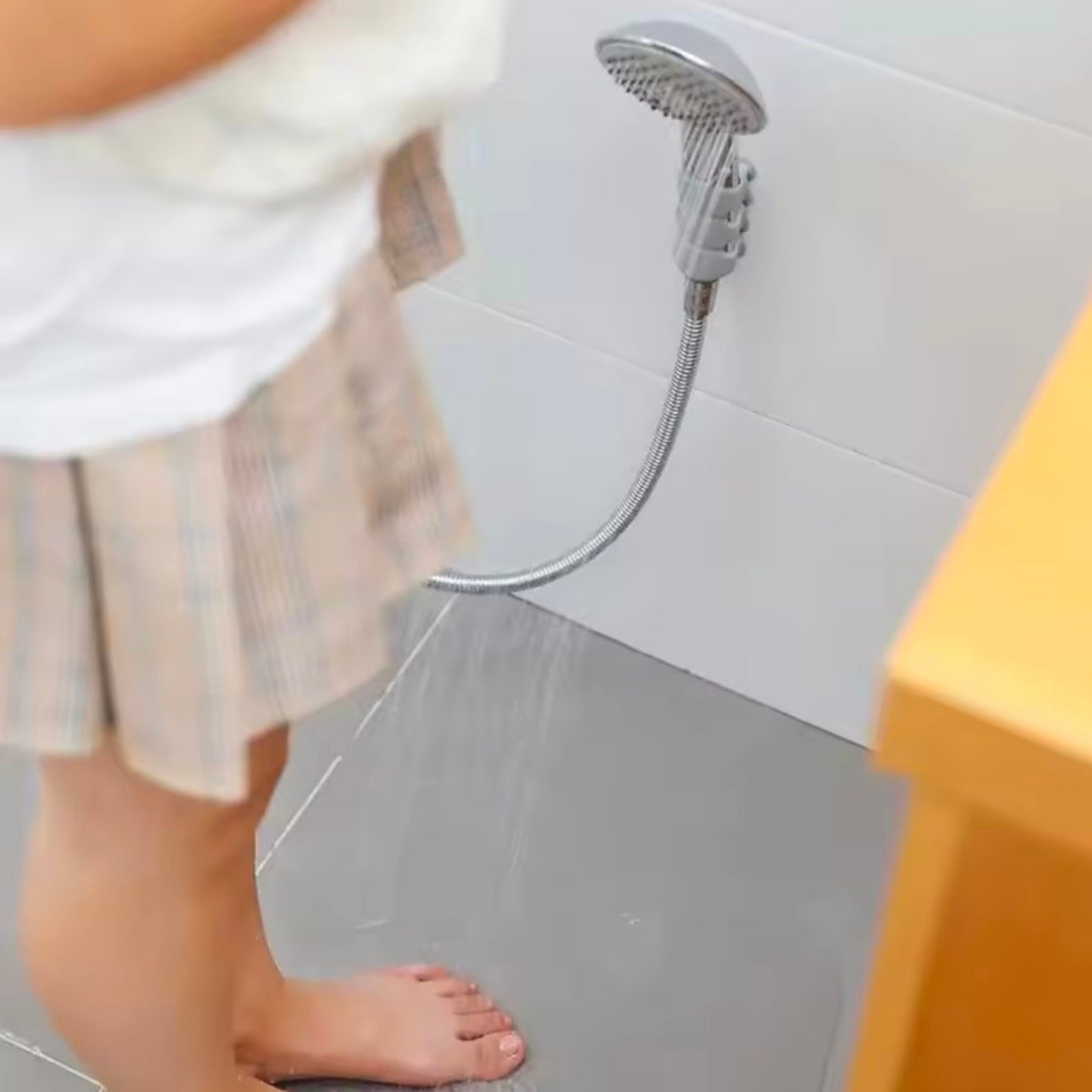 Suction Cup Brackets Removable Silicone Shower Head Holder Wall Mount Shower Head Storage Shelf Rack Bathroom Supplies
