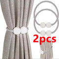1/2Pcs Pearl Magnetic Curtain Clip Curtain Holders Tie Back Curtain Decor Accessories