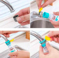 Kitchen Water Filter Splash Tap Water Spray Water Saver Scalable/Rotating/ Folding Faucet Water Filter Telescopic Water-Saving Nozzle With Filter Faucet Fits Standard Faucets No-Leakage