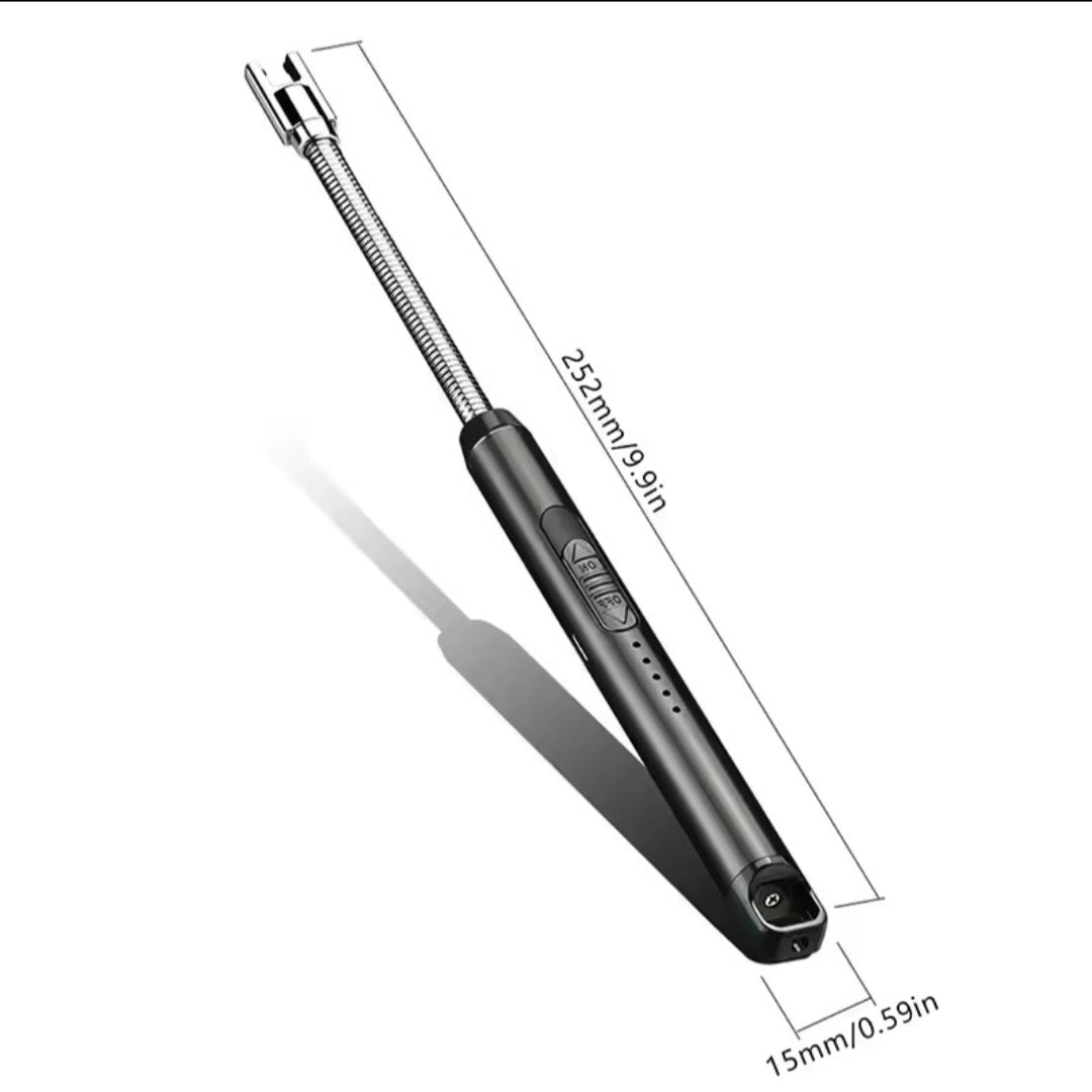 Kitchen Type-C Electric Arc Lighter Rechargeable Windproof BBQ Flameless Plasma Candle Long Lighters Hose Gas Stove Ignition Gun