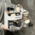 360 Degree Rotating Makeup Brushes Organizer Desk Organizer Cosmetic Storage Box with Drawers Large Capacity Storage Basket