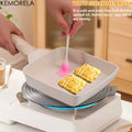 1PCS Non-Stick Square Omelet Pan with Handle Thickened Frying Pan for Egg Roll Steak Breakfast Cookware Small Kitchen Pan Maker