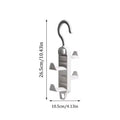 Storage artifact wardrobe storage multifunctional clothes hanger with no trace hanging bag rack, hat door, no punching hanging h
