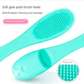 facial Scrub Massage Pad Nose Blackhead Exfoliating Pimples Removal Finger Brush Silicone Mini Face Pore Wash Brush