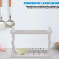 Storage Rack Decorative Stands Shelving Shelf Wall Hanging Office Organization Pp Kitchen Countertop Organizer Mount Bookshelf