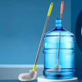Household Bucket Washing Brush With Stainless Steel Rod Plastic Water Dispenser Water Bucket Cleaning Brush Cleaner Gadgets
