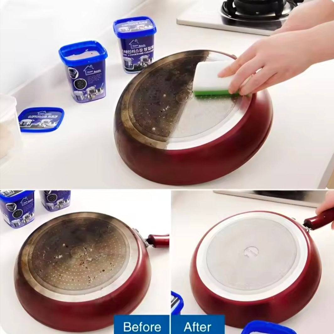 All Purpose Cleaner, Stainless Steel Cleaning Paste Powerful Cookware Rust Removal Cleaning Paste, kitchen Stainless Steel Cleaner