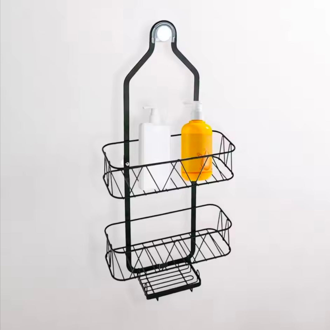 Hanging Shower Organizer Bathroom Shelf With Soap Holder Metal 3 Layers Shower Storage Shelves Bathroom Accessories Storage Rack