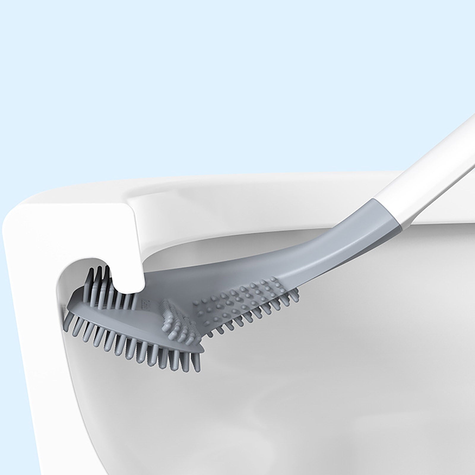 Silicone Bristle Golf Toilet Brush