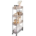 26×8 Seam Rack bathroom floor trolley Washing Machine toilet narrow bathroom gap Closed
