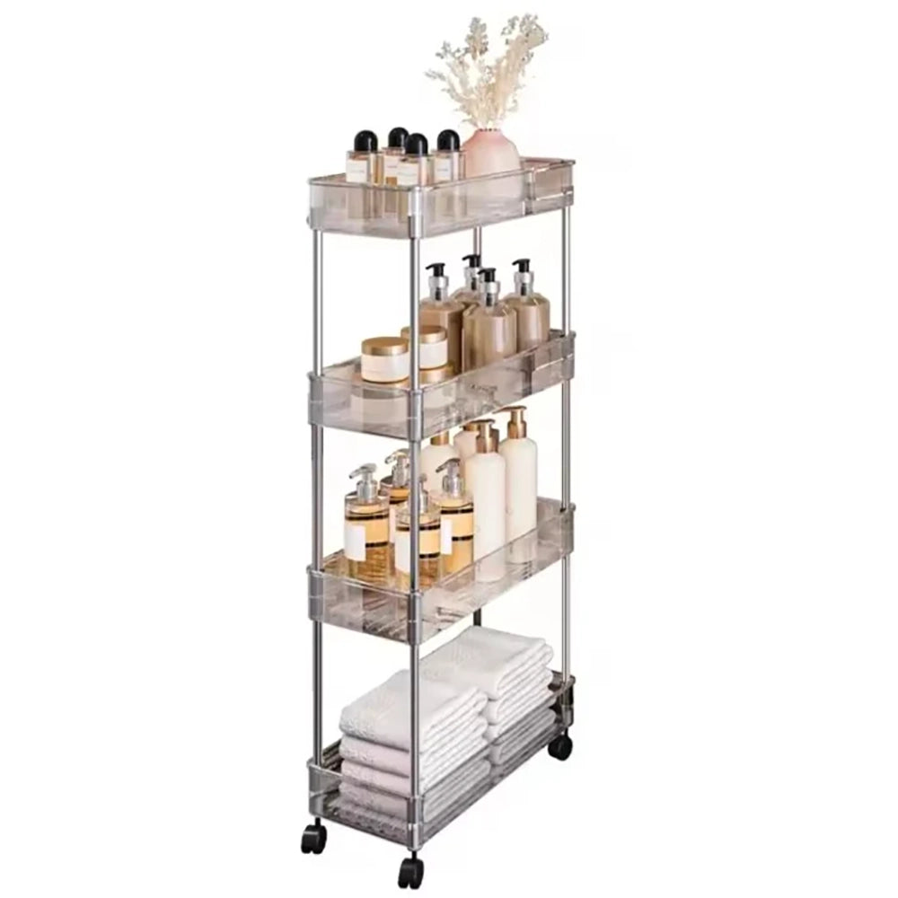 26×8 Seam Rack bathroom floor trolley Washing Machine toilet narrow bathroom gap Closed