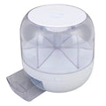 6 Grids Grain Dispenser Rotation Grain Storage Tank Insect Proof Grain Sealed Container For Home Kitchen